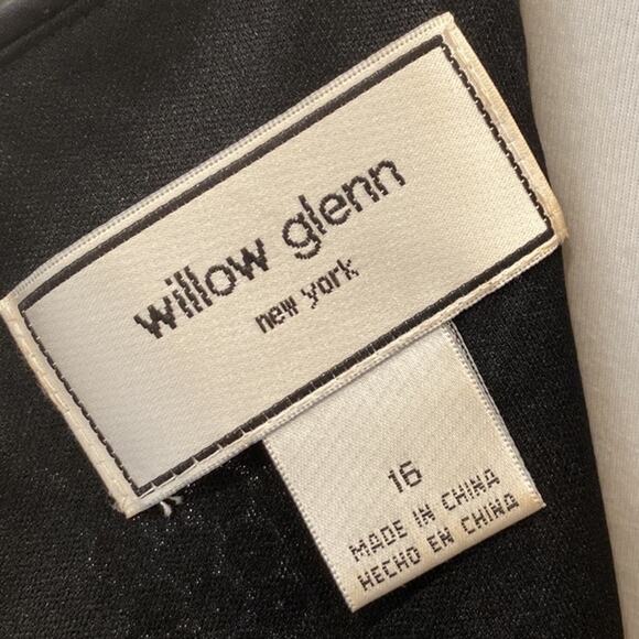 Vintage Black Cocktail Dress 16 Formal Homecoming Plus Size Dress Retro 50s - Picture 9 of 17